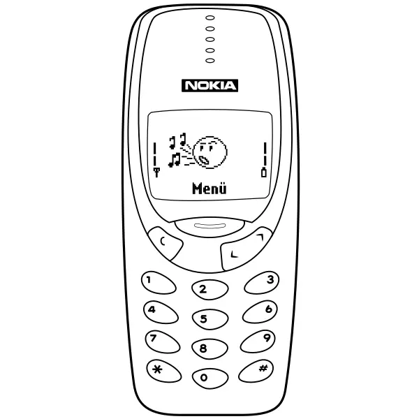 Nokia 3310 | Online omaľovánky pre deti